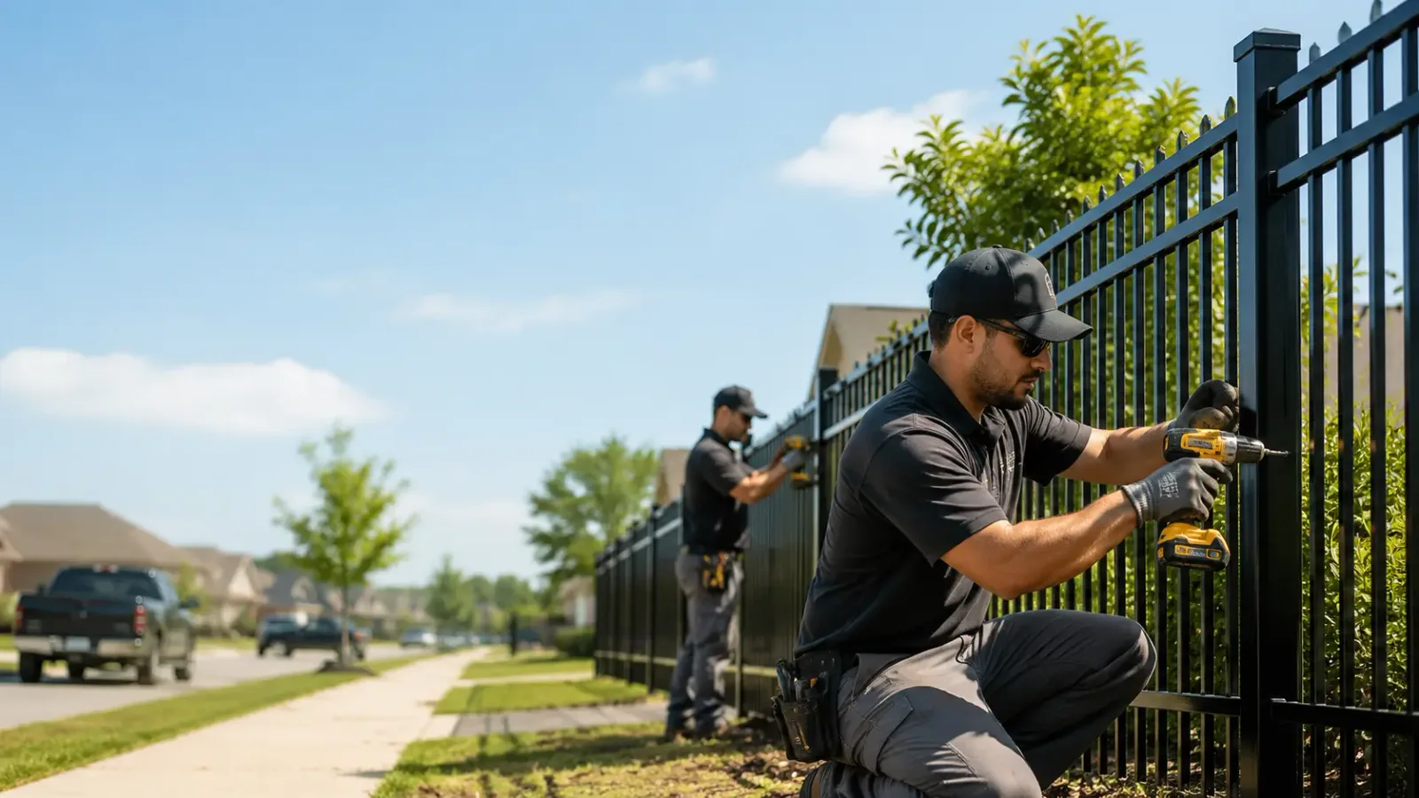 Metal Fence Installation in Amherst, WI